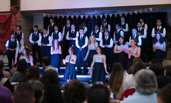 Members of the Lemoore High School Choir during a recent show.